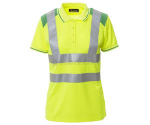 POLO DONNA MANICA CORTA ALTA VISIBILITA' PAYPER GUARD+LADY