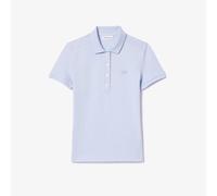Polo Donna Manica Corta Lacoste Slim Fit PF5462 J2G Bleu Clair