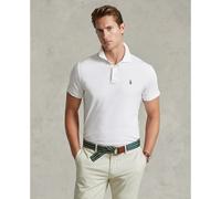 Polo dritta custom fit in maglia interlock Bianco XL Tinta unita