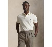 Polo dritta custom fit in maglia piqué Beige XL Tinta unita