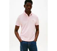 Polo dritta stretch 2 bottoni al collo Rosa M Tinta unita