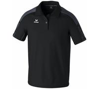 Erima Maglietta Polo Evo Star (1112434) Uomo, Nero/Slate Grey, 3XL