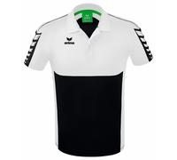 Erima Uomo Maglietta Polo Six Wings, Nero, M