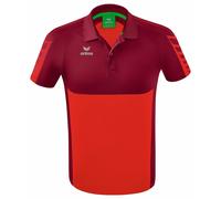 Erima Six Wings Short Sleeve Polo Rosso XL Uomo