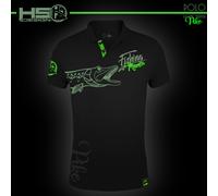 Polo Fishing "Mania Pike" Hotspot Design "SIZE M"