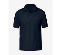 Polo Fjällräven Crowley Pique manica corta blu navy - XL