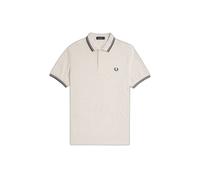 Polo Fred Perry Twin Tipped Blanc L