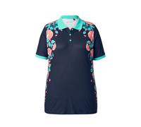 Polo funzionale Ulla Popken da donna taglie forti collo a polo mezza manica