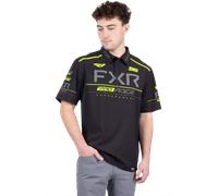 FXR Polo Race Div Performance – Nero/Hi-Vis – Taglia M