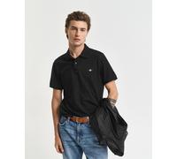 Polo Gant Shield manica corta nero puro - XL