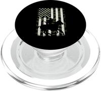Polo Horse Polo Atleti Bandiera Americana Camo Cavallo PopSockets PopGrip per MagSafe