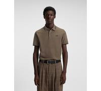 Polo HUGO Contrast Color manica corta marrone verdastro - L