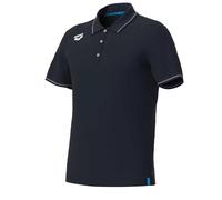Polo in cotone Arena Team Solid Bleu XL