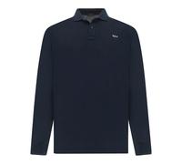 Polo in cotone Double piqué, Uomo, BLU DAMA, Taglia: XL