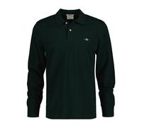 Polo in cotone piqué a maniche lunghe Gant Reg Shield Vert L