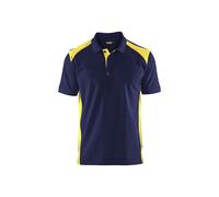 Polo blu navy/giallo L