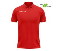 Polo in piqué di cotone Givova Summer Rouge XL