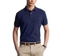 Polo in piqué slim-fit Blu S Tinta unita