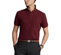 Polo in piqué slim-fit Rosso M Tinta unita