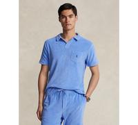 Polo in spugna con taschino Blu S Tinta unita