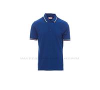 Payper NATION Polo Uomo Cotone Manica Corta con Colletto Bandiera Tricolore