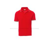 Polo Italia 100% cotone manica corta anche 4xl e 5xl Payper tricolore