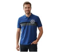 Polo Jean-Louis Scherrer in cotone blu da uomo M