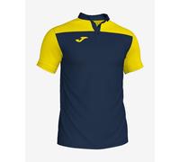 Polo Joma Combi manica corta blu navy giallo - M