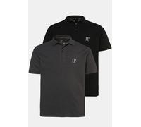 Polo JP 1880 da uomo taglie forti Basic confezione da 2 piqué