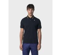 Polo K-WAY Jud Pique manica corta nero - M