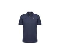Polo K-way modello VINNIE colore Blue Depth con logo sul petto