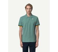 Polo K-WAY Vincent Pique manica corta blu pastello - M