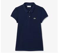 Polo Lacoste Bambina Manica Corta Cotone Piquet JPJ3594 166 Blu
