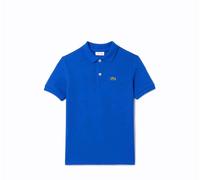 Polo Lacoste Bambino Manica Corta Cotone Piquet YPJ2909 IXW Bleu