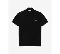 Polo Lacoste Classic Fit Dettaglio Ricamo manica corta nero puro - S