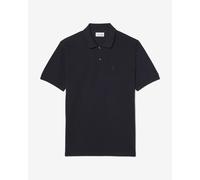 Polo da tennis da uomo Lacoste Classic Fit Embroidery Detail Petit Piqué - black - Nero (M)