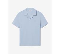 Polo Lacoste Classic Fit Textured manica corta blu - M
