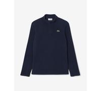 Polo Lacoste Fleece Half Zip manica lunga blu navy - M