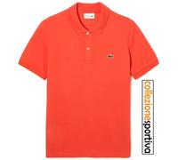 POLO LACOSTE SLIM FIT IN PETIT PIQUÈ MANICA CORTA- PH4012-00-02K col.arancione