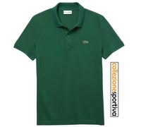 POLO LACOSTE SLIM FIT IN PETIT PIQUÈ MANICA CORTA- PH4012-00-132 col.verde