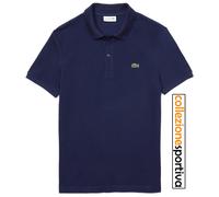 POLO LACOSTE SLIM FIT IN PETIT PIQUÈ MANICA CORTA- PH4012-00-166 col.blu navy