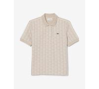 Lacoste - Polo rosa chiaro con monogramma in coordinato 35-37