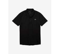 Polo da tennis da uomo Lacoste SPORT Breathable Run-Resistant Interlock - Nero M