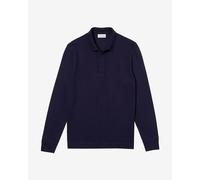 Polo Lacoste Sportswear Paris Regular Fit manica lunga blu scuro - L