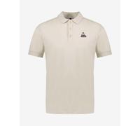Polo Le Coq Sportif Essentials N.2 manica corta bianco crema - S