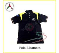 Polo M/C Completamente Ricamata Protezione Civile PC Civile e Nazionale 2020