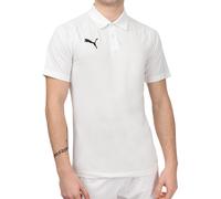 Polo Maglia Padel Tennis UOMO Puma teamLIGA Bianco poliestere
