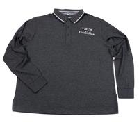 Polo Maglia Uomo Taglie Forti Oversize GREENLAND Maniche Lunghe 3XL 4XL 5XL