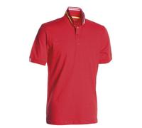 POLO MANICA CORTA UOMO COTONE BORDINO FLUO NEON S M L XL XXL XXXL CIT T-SHIRT