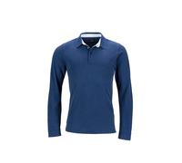 POLO MANICA LUNGA CON CONTRASTO James&Nicholson UOMO FASHION STYLE TOP QUALITY